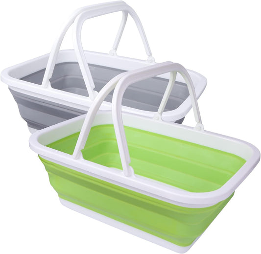 2 Pack Collapsible Camping Sink