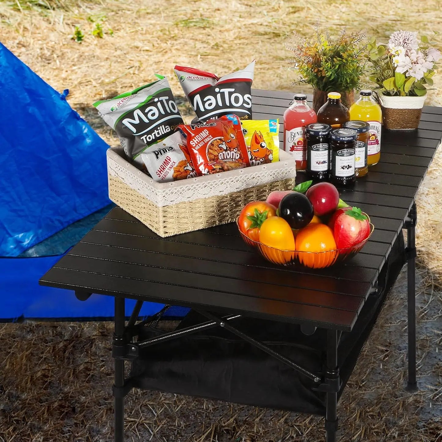 Portable Aluminum Picnic Table/ Desk