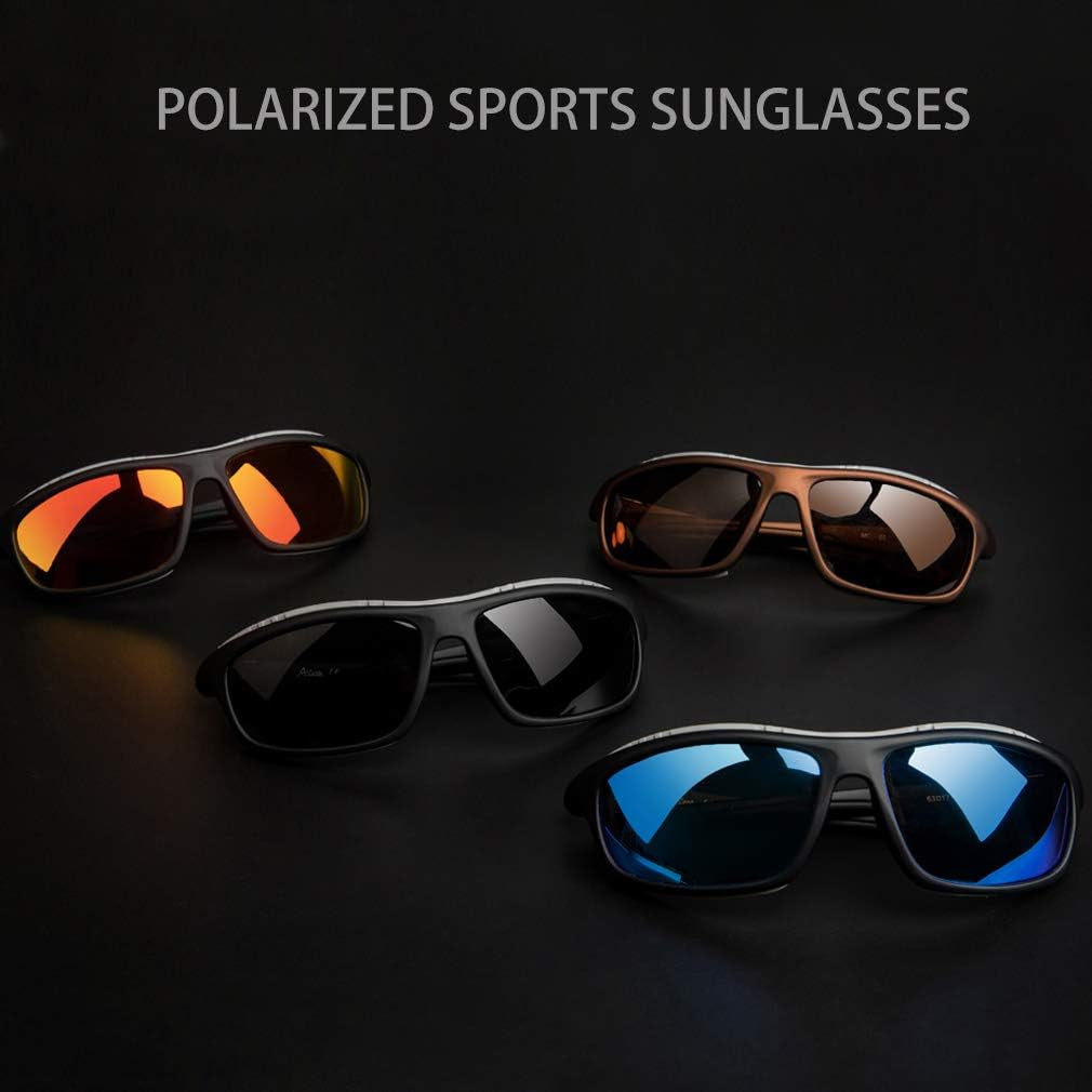 Polarized Sports Sunglasses for Men Driving Fishing Running Cycling Glasses 100% UV Protection