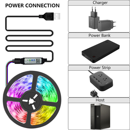 LED Strip Light for Computer Desk